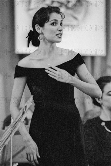 Anna netrebko of st, petersburg, winner of the glinka international vocalist competition in smolensk, 1993.