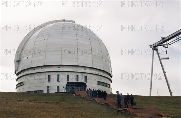 The special astrophysical observatory of the former academy of sciences of the ussr has the bta-6 (big telescope alt-azimuthal), the world's largest optical telescope, built in 1976, it is located near mt, pastukhova in the zelenchuk region of the northern caucasus.