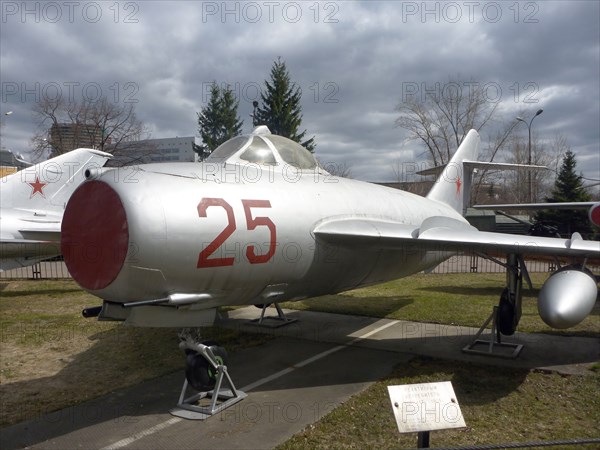 Military hardware on display in the outdoor potion of the central museum of armed forces, moscow, russia, april 2011.