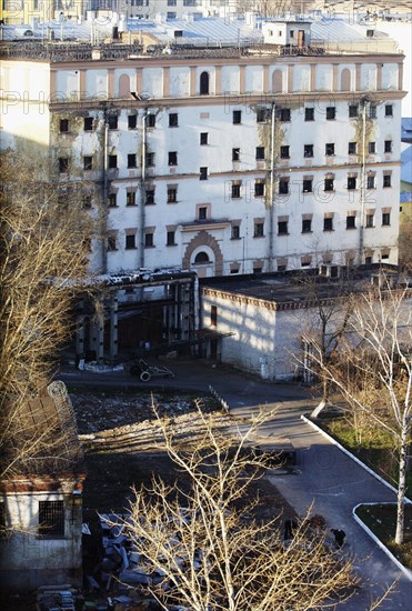 Moscow, russia, november 14, 2003, building of the matrosskaya tishina pre-trial detention facility.