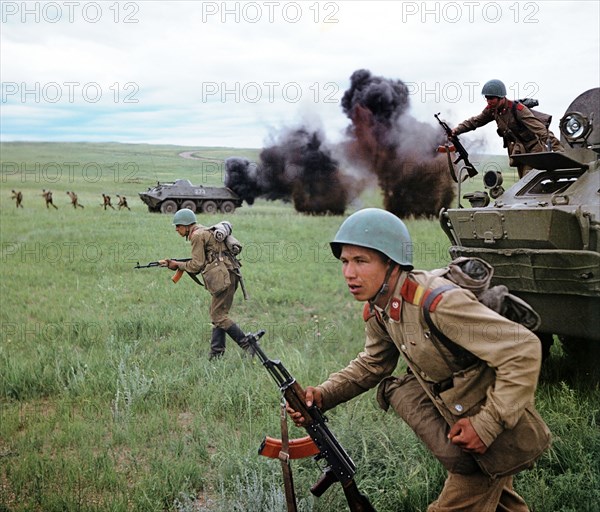 During military exercises, october 17, 1971.