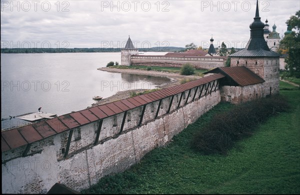 Kirill-belozersky monastery founded by st, kirill and st, ferapont in 1397, vologda region, russia, 10/99, a museum since 1924.