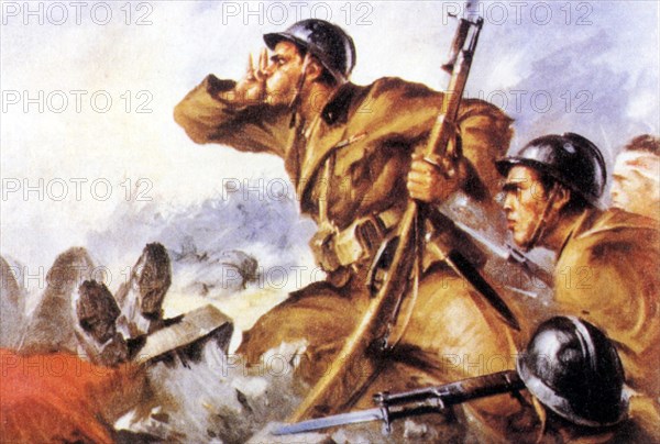 Spanish civil war 1936 1939 Fascism. Italian Legionaries in Spain.