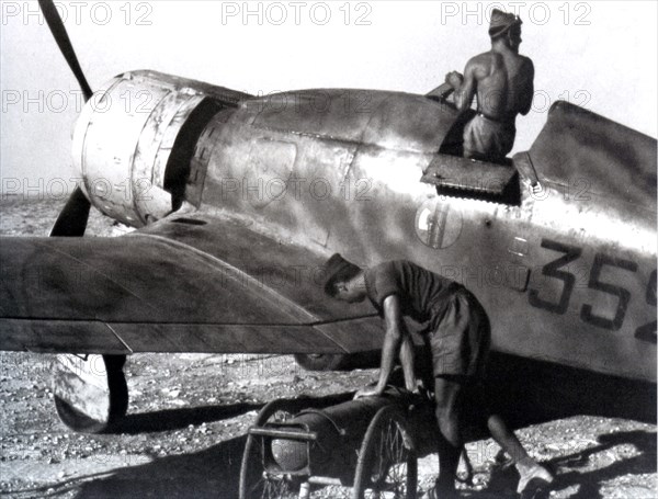 WWII -1940 1941 - An Italian Fiat G.50