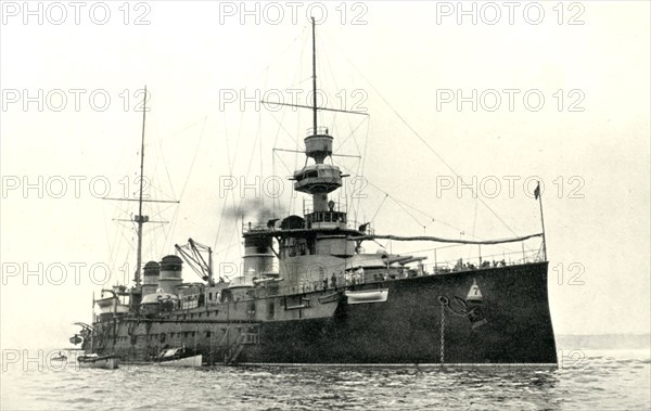 World War One Warship 1914 1918 French cruiser Leon Gambetta