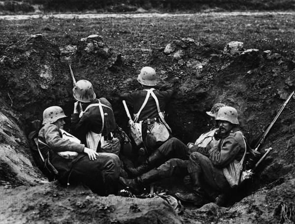 Germany - Belgium, 1914-18.