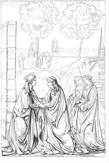 Elizabeth Visited By Mary