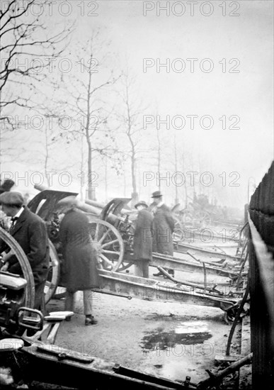 Magic lantern slide  WW1