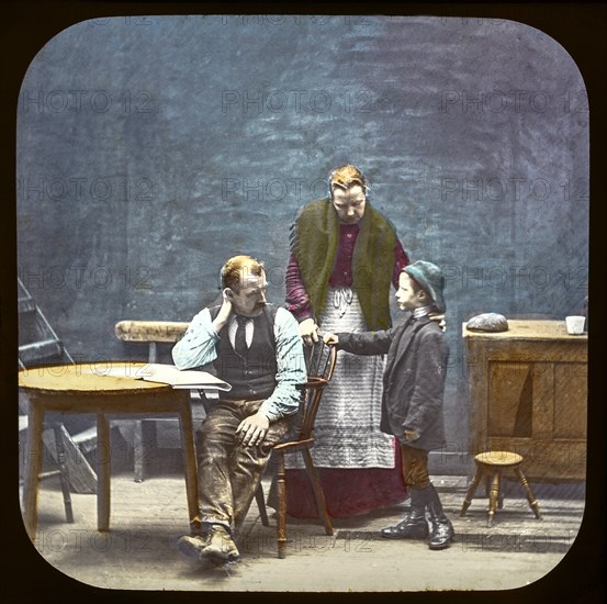 Magic lantern slide circa 1900