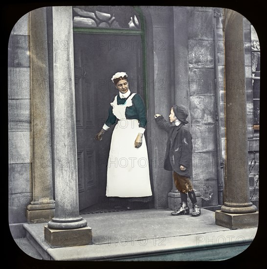 Magic lantern slide circa 1900