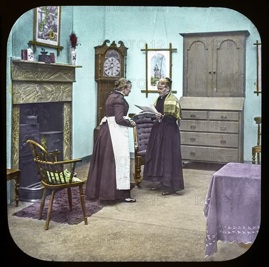 Magic lantern slide circa 1900