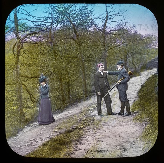 Magic lantern slide circa 1900