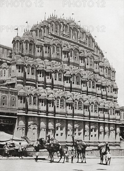 Hawa Mahal aka Palace of winds or Palace of the Breeze