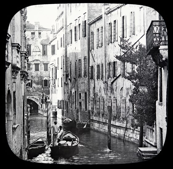 Magic lantern slide circa 1900