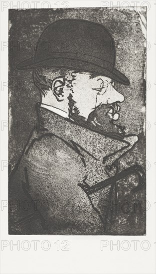 Portrait of Toulouse-Lautrec by French artist Charles Maurin. Henri de ...