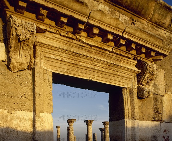 Ruins of the Roman houses