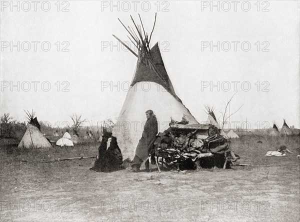 An Indian village in the 19th century