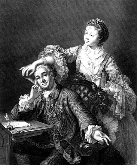 David garrick and wife