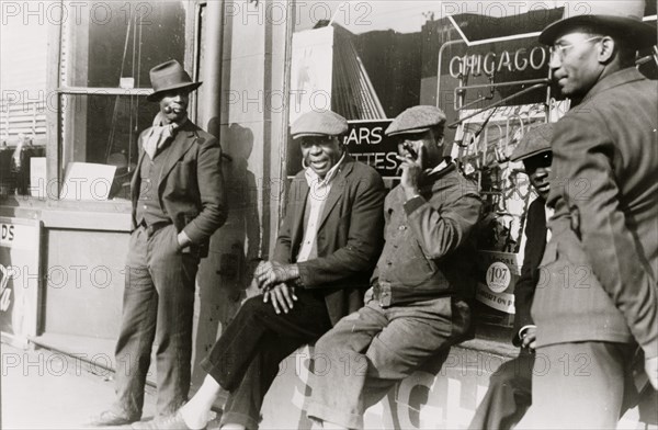 Street corner, Black Belt, Chicago, Illinois