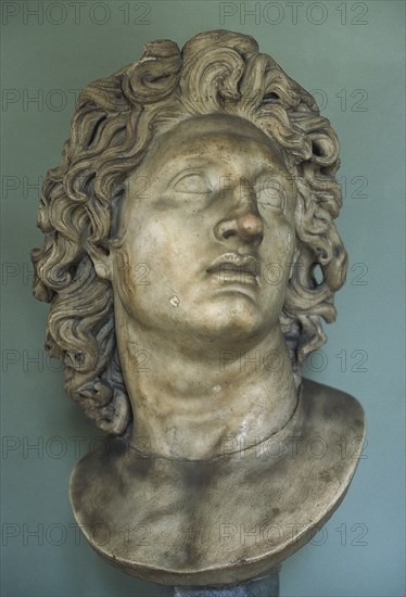 King of Macedonian Alexander the Great as the good Helios.