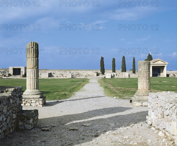 Ruins of the Roman Forum.