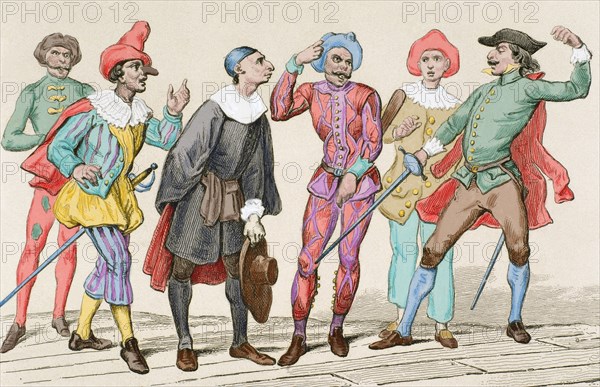 Commedia dell'arte Italian.