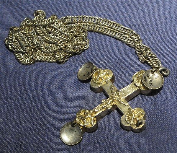 Reliquary cross.