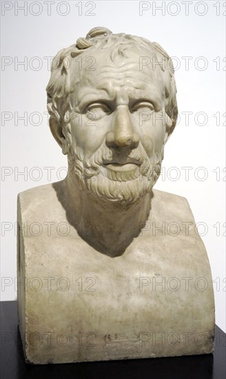 Herm of Greek poet Panyassis of Halicarnassus.