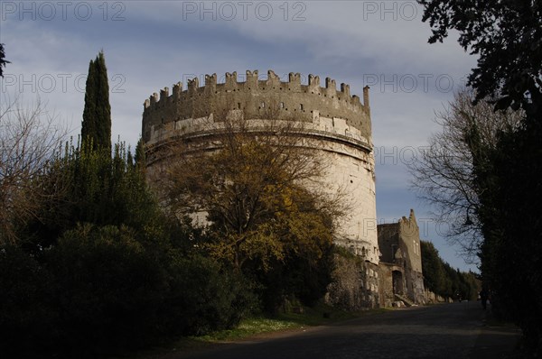 Tomb of Caecilia Metella, Via Appia.