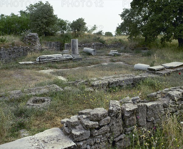 Turkey. Troy. Ruins.