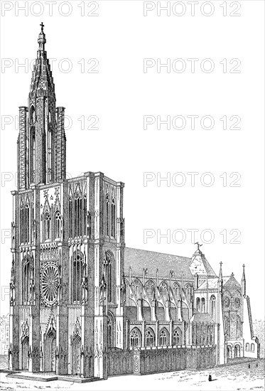 Strasbourg Cathedral or the Cathedral of Our Lady of Strasbourg