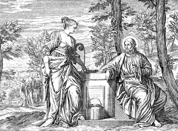 Jesus and the Samaritan woman