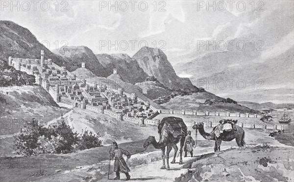 Derbent and the Caucasian Wall at the beginning of the 19th century