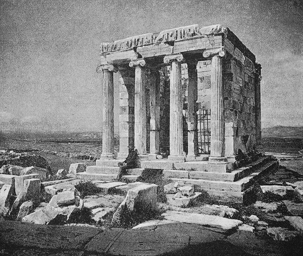 Nike temple on the Acropolis in Athens