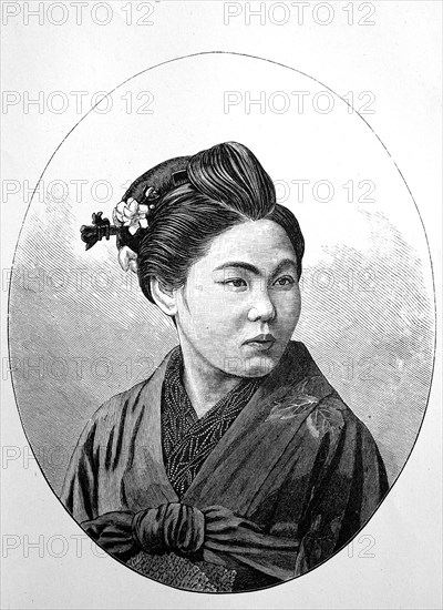 Japanese woman in kimono