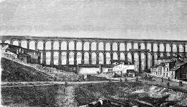 The aqueduct in Segovia