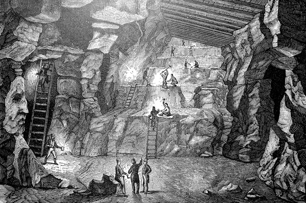 Inside a mine