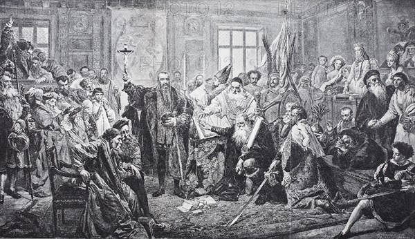 The Union of Lublin from 1 July 1569 - Photo12-Bildagentur-online-UIG