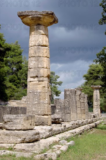 Greece, Olympia, Temple of Hera