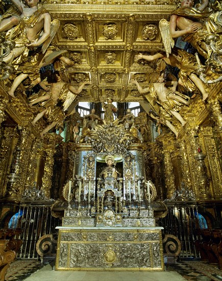 Main altar of the Cathedral of Santiago de Compostela