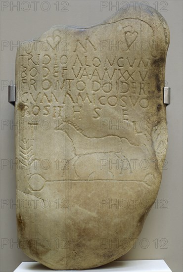 Vadinian tombstone of Tridio Alonge