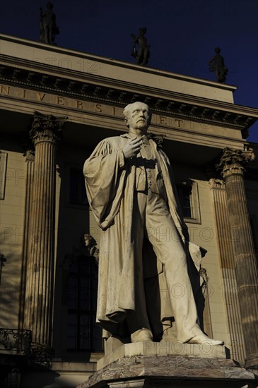 Statue of Hermann Von Helmholtz.