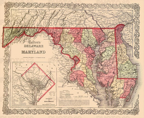 The Original District of Columbia—1865