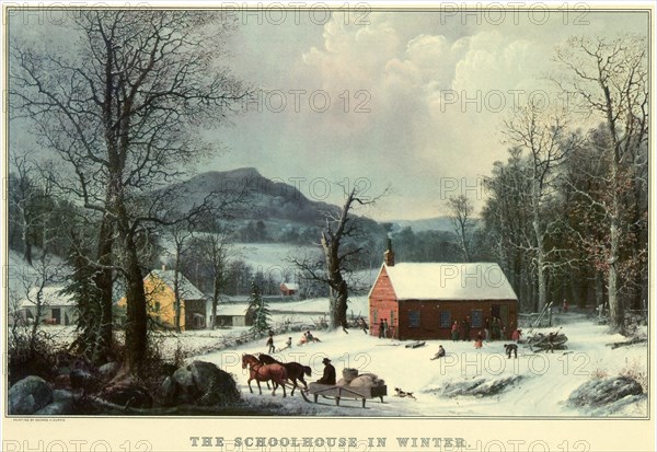 Winter Schoolhouse