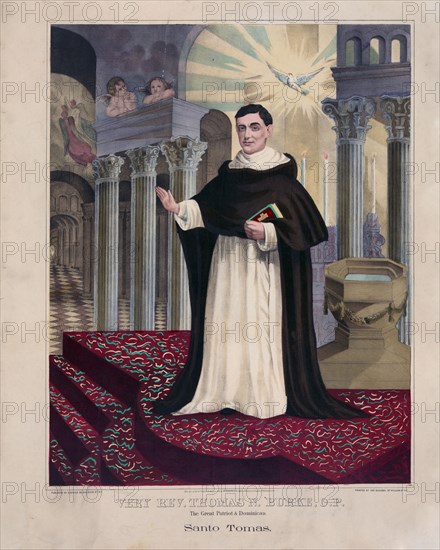 Very Rev. Thomas N. Burke, O.P. - the great patriot & Dominican - Santo Tomas circa 1871.