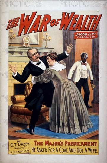 The War of Wealth Poster  circa 1895.