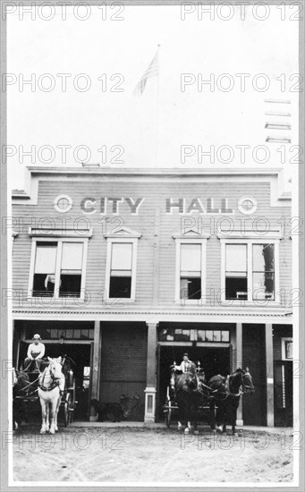 City Hall Nome, Alaska 1900-1916.