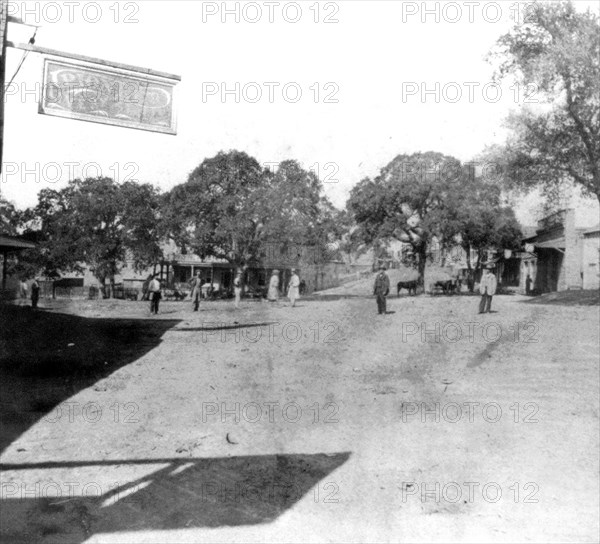 California History - Main Street, Copperopolis, Calaveras County circa 1866.