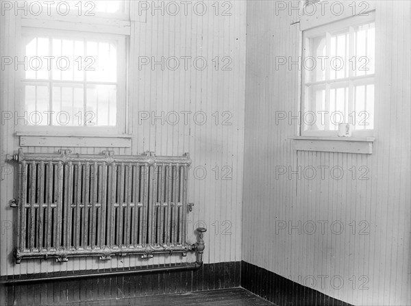 Washington D.C. History - District of Columbia Jail interior circa 1919 .