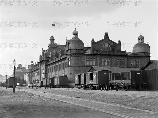 Customs warehouse building on Katajanokka. 1908 Helsinki.